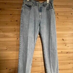Levis Blue High Waisted Straight Leg 6 E 5 F